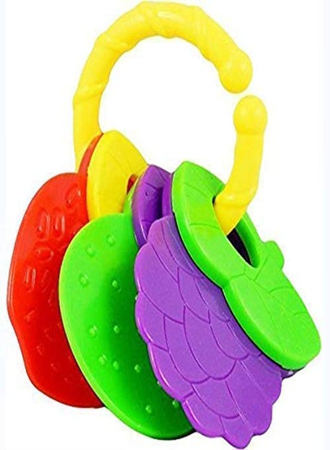 SmallBerry™ Colorful Baby Rattle Toys for Kids Toddlers & Children | 4-Pack of Multicolored Plastic Rattles for Newborns and Infants | Interactive Infant Toy Set - Image 4